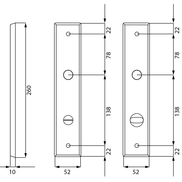 Renovierungslangschild RLE BAD78 71, Bad Edelst. matt