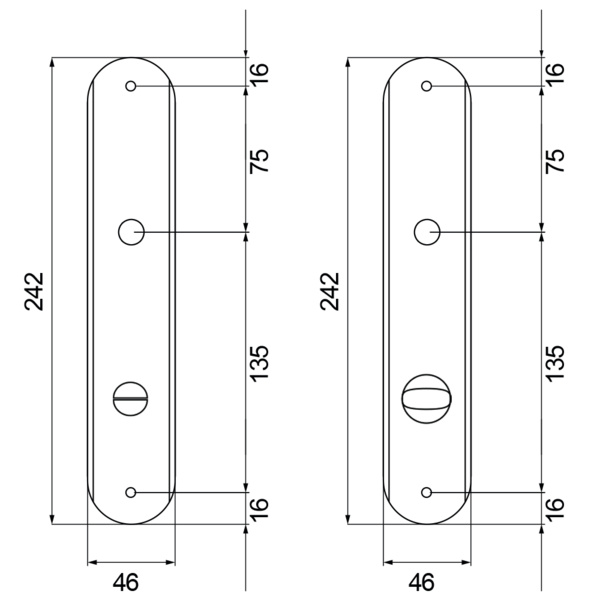 Renovierungslangschild RL BAD78 60, Bad Nickelmatt