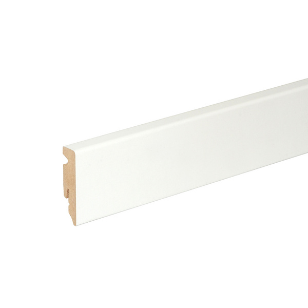 Sockelleiste FU062L foliert 15 x 58 mm Weiß FOFA015 240 cm