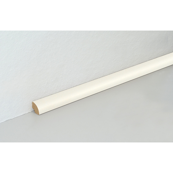 Viertelstab FU017 foliert 14 x 14 mm Weiß FOFA015 240 cm