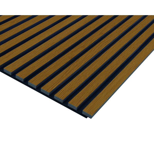 Akustikplatte PET+MDF 572,5x19mm Eiche FOEI019 foliert, 267cm