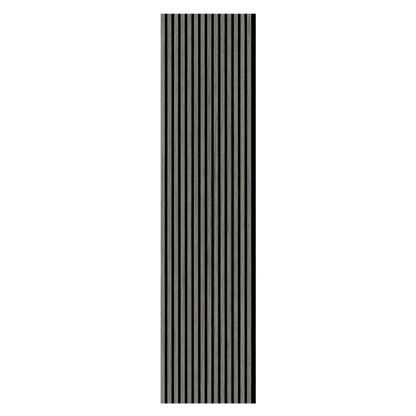 Akustikplatte PET+MDF 572,5x19mm Silbergrau FTPA001 furniert, 267cm