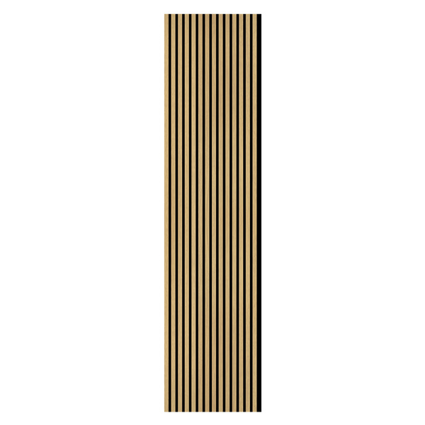 Akustikplatte PET+MDF foliert 572,5x19mm Eiche nat. Haptik FOEI73N fol., 267cm