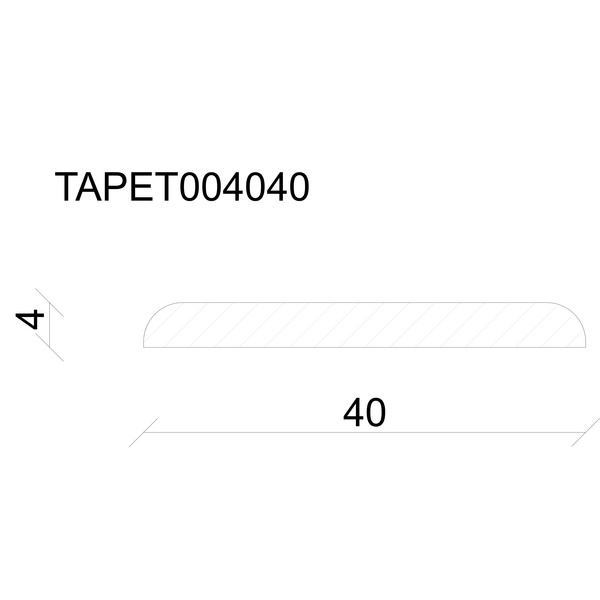 Tapetenleiste Fichte/Kiefer astrein roh