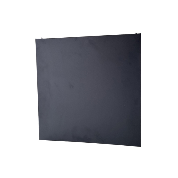 Letterboard FN Acustico 450x440x20mm, schwarz RAL 9005 pulverbesch., 1stk/pkg,Kart,4c bed.4xSchraub