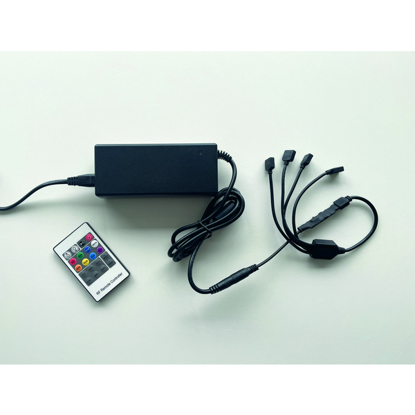 LED-Netzteil, 12V/ 8.3A EU 165x125x40mm, FN Acustico, IP20, 1 Stk/Pkg, IR-Ctr, FB, 4-fach