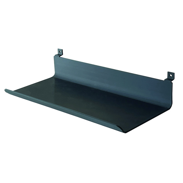 Ablage FN Acustico 319x150x61,5mm, schwarz RAL 9005 pulverbesch., 1stk/pkg,Kart,4c bed.2xSchraub