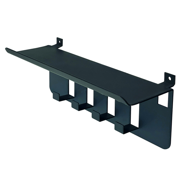 Schlüsselablage FN Acustico 239x75x89mm, schwarz RAL 9005 pulverbesch., 1stk/pkg,Kart,4c bed.2xSchraub