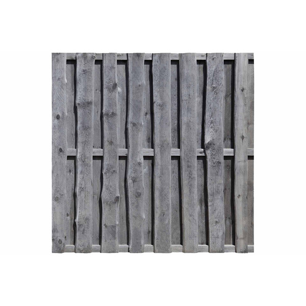 Sichtschutzzaun Kiefer KDI grau "NATURA"