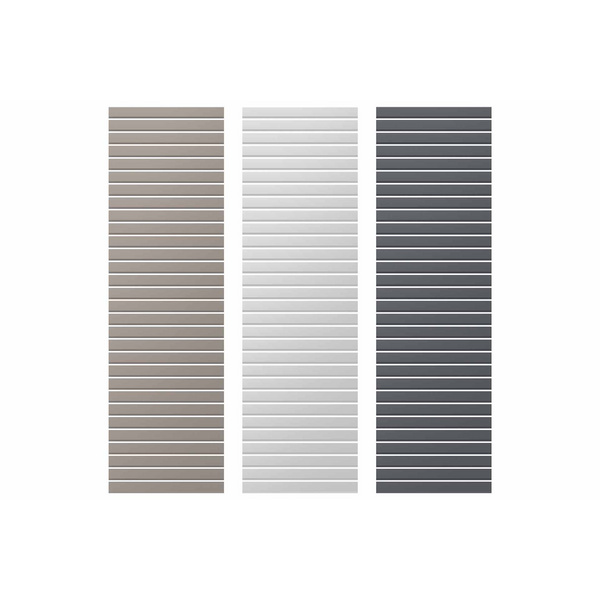 Sichtschutzzaun Aluminium silber "EASY"