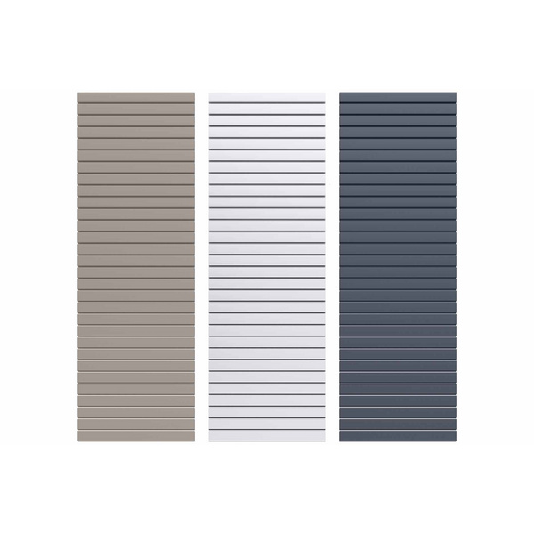 Sichtschutzzaun Aluminium silber "EASY"