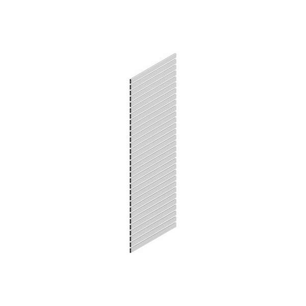 Sichtschutzzaun Aluminium silber "EASY"