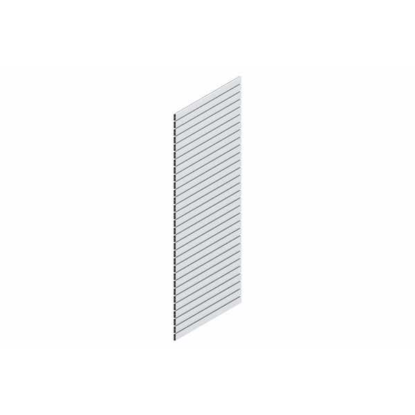 Sichtschutzzaun Aluminium silber "EASY"