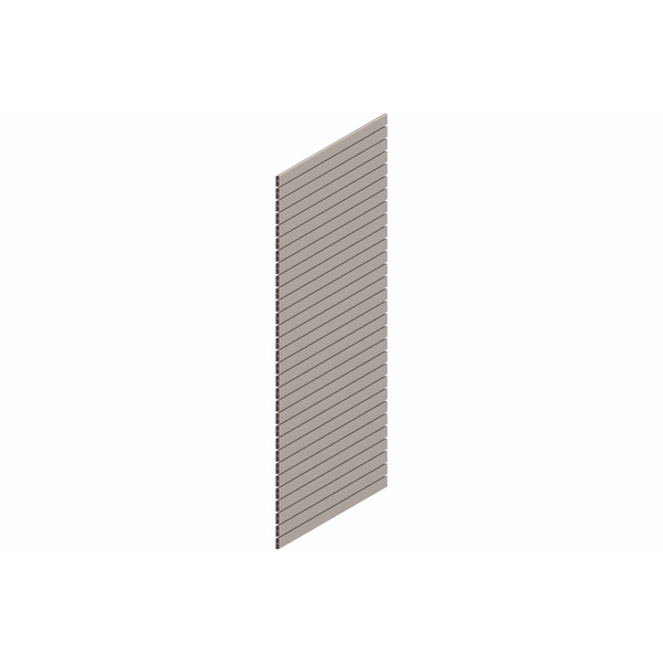 Sichtschutzzaun Aluminium terragrau "EASY"