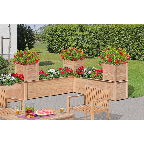 Pflanzkasten 1er, Lärche natur