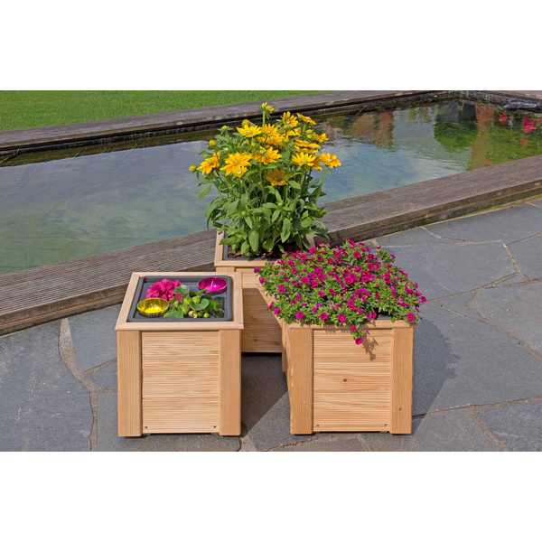 Pflanzkasten 1er, Lärche natur