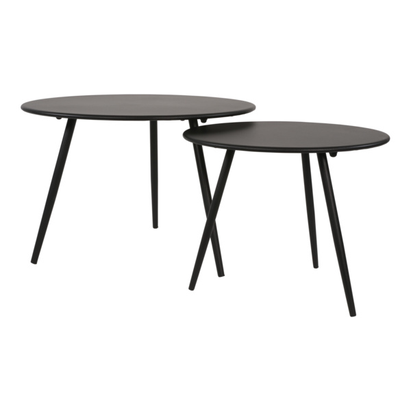 Beistelltisch Rafael Metall schwarz Ø45 x 35 cm