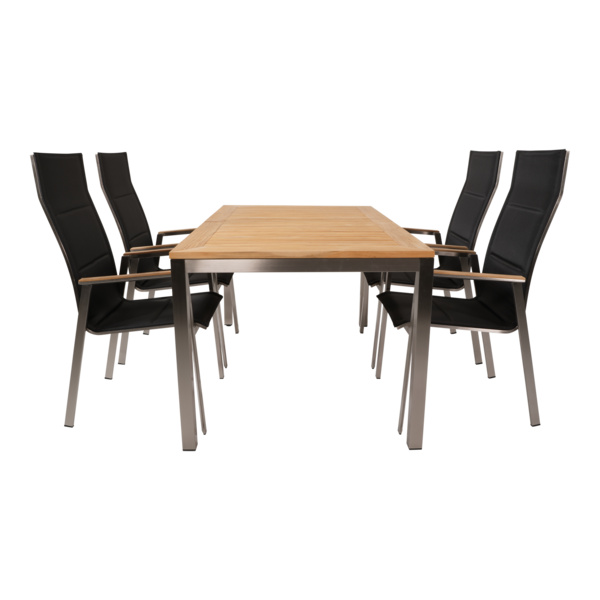 Ausziehtisch Marmaris Edelstahl 152/210 x 90 cm