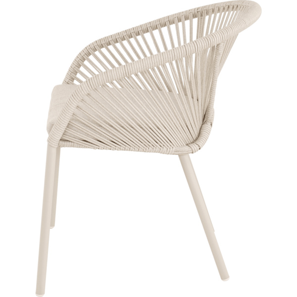 Stapelstuhl Hirado beige