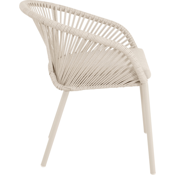 Stapelstuhl Hirado beige