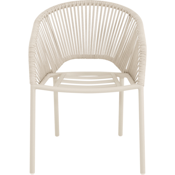 Stapelstuhl Hirado beige