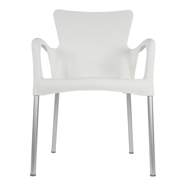 Stapelstuhl Bella weiß