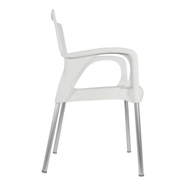 Stapelstuhl Bella weiß