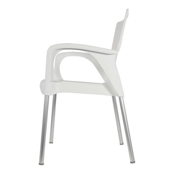 Stapelstuhl Bella weiß