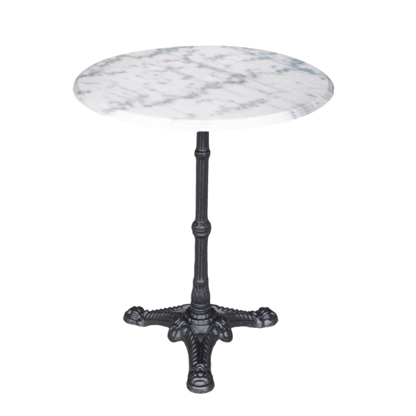 Tisch Marmor weiß Ø60 cm
