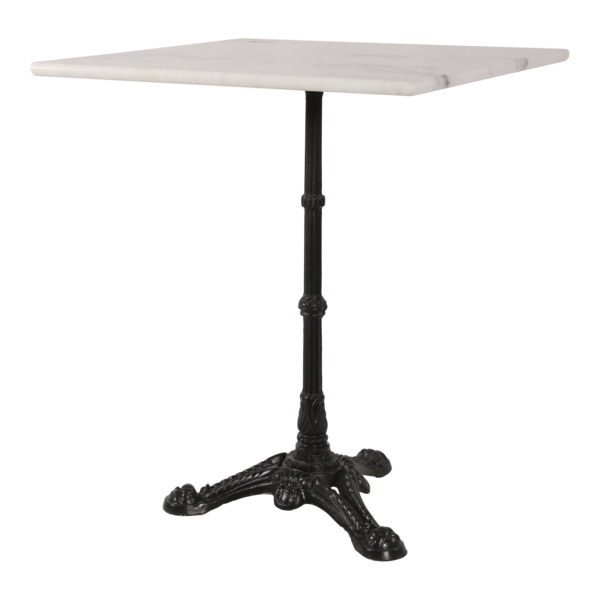 Tisch Marmor weiß 60 x 60 cm