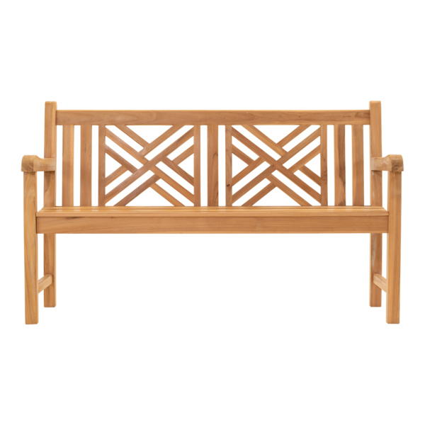 Bank Teak Cross 150cm