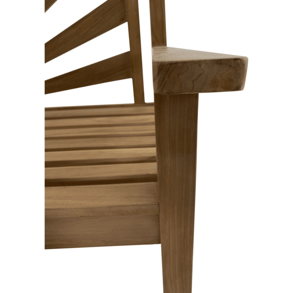 Bank Teak Sunburst 156cm