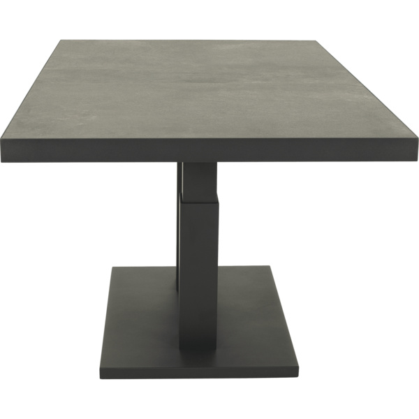 Loungetisch verstellbar Murcia Negro 140x85cm