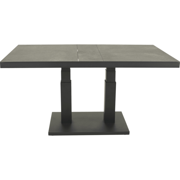 Loungetisch verstellbar Murcia Negro 140x85cm