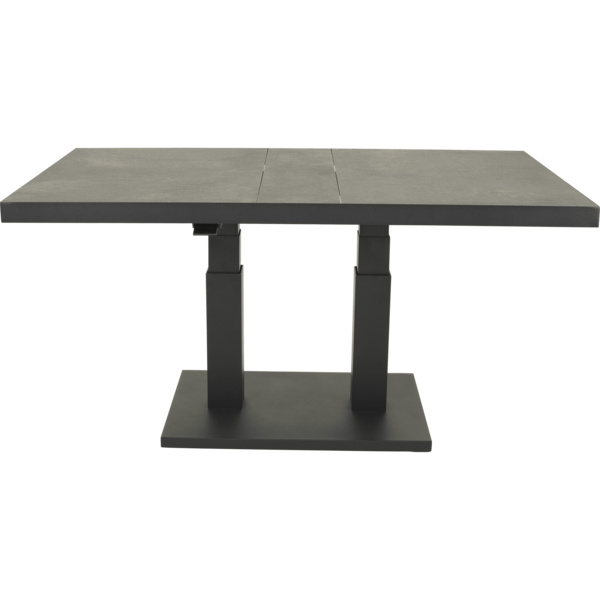 Loungetisch verstellbar Murcia Negro 140x85cm