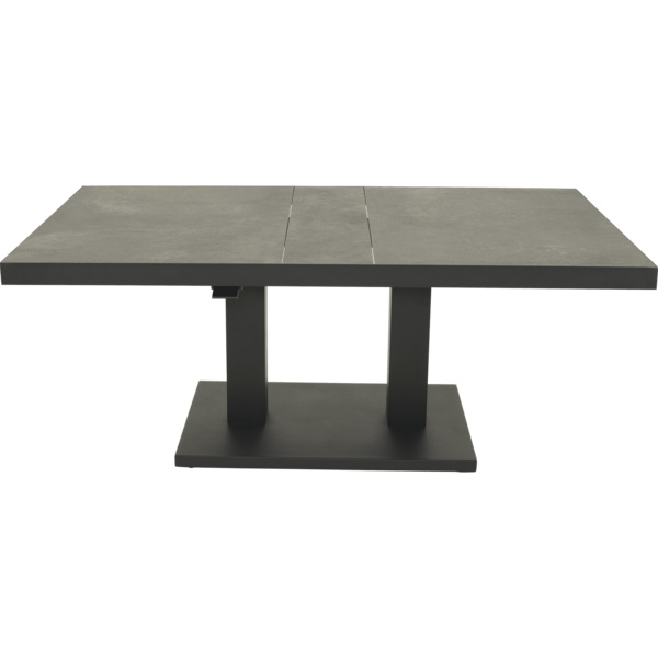 Loungetisch verstellbar Murcia Negro 140x85cm