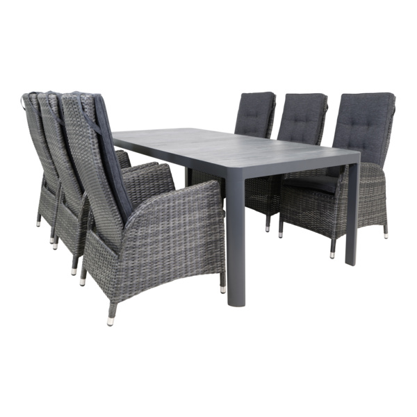 Tisch Castilla 2.0 Negro 220 x 100 cm