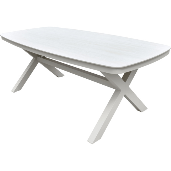 Tisch Davos Crema Dänisches Oval 200x100cm