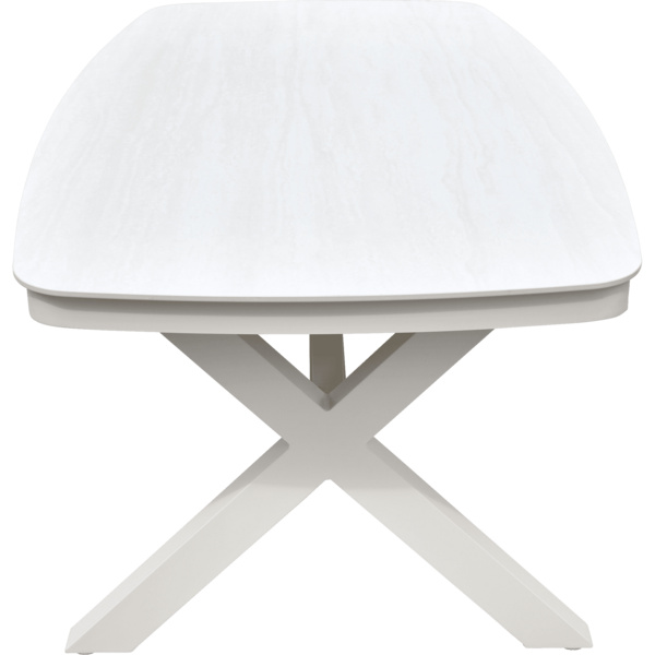 Tisch Davos Crema Dänisches Oval 200x100cm
