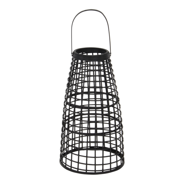 Laternenset Anzu schwarz mit LED, S/2