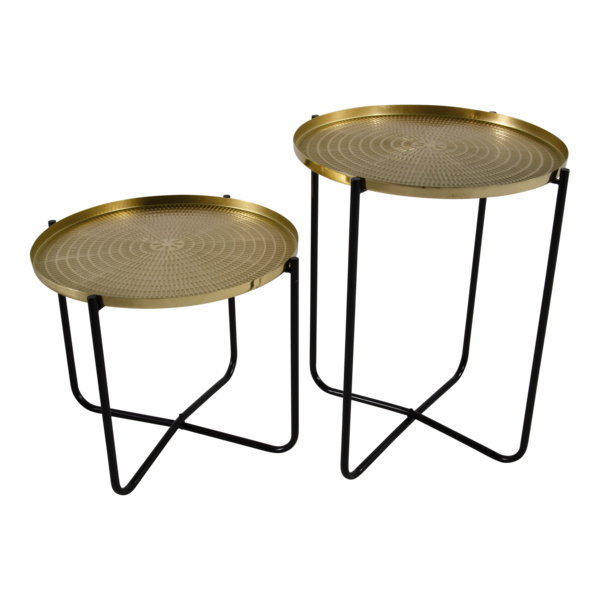 Beistelltisch gold ø40,5 x 50 cm