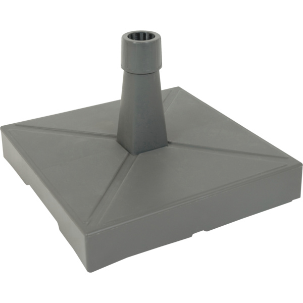 Schirmständer Kunststoff/Beton anthrazit 30kg, mit 2 Rädern