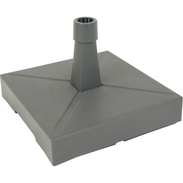Schirmständer Kunststoff/Beton anthrazit 40kg, mit 2 Rädern