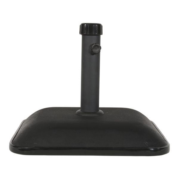 Schirmständer viereckig Beton 25kg schwarz