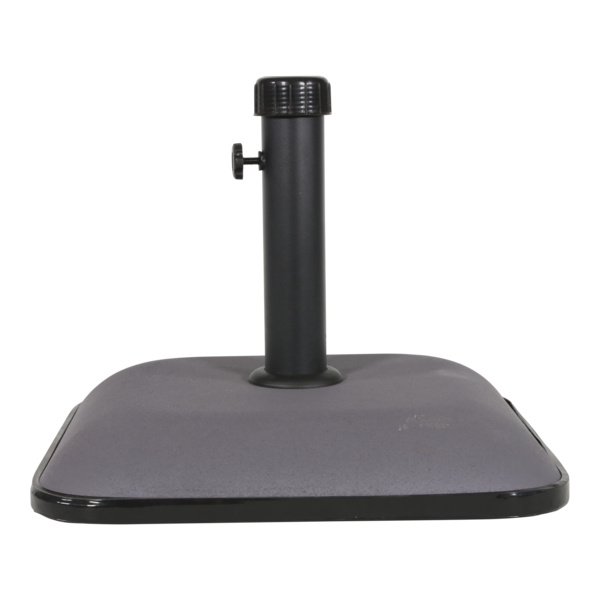 Schirmständer viereckig Beton 25kg grau