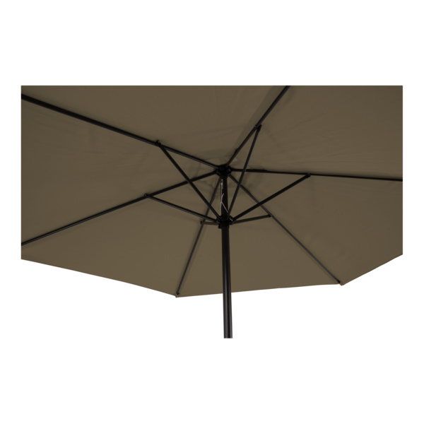 Sonnenschirm Gemini taupe Ø3mtr ohne Volant