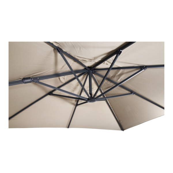 Ampelschirm VirgoFlex ecru 3x3mtr