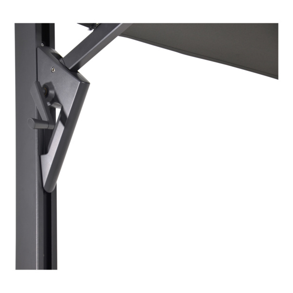 Ampelschirm Taurus grau Ø3,5mtr