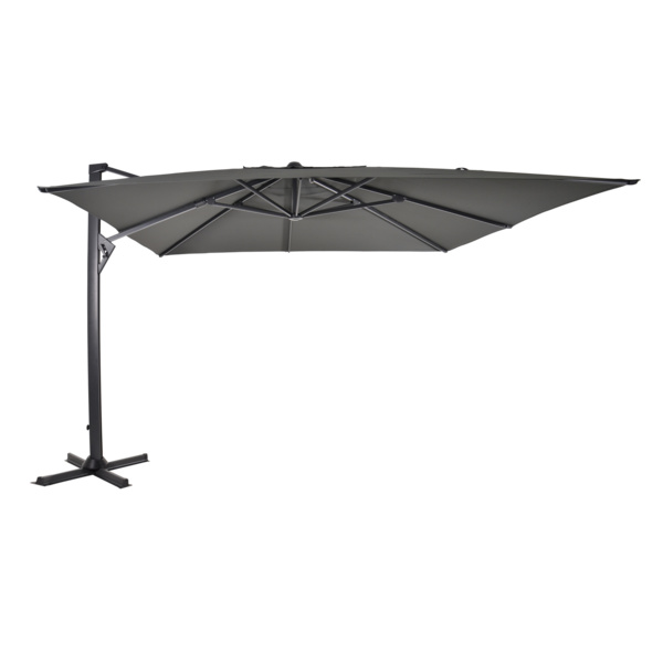 Ampelschirm Taurus grau 3x4mtr
