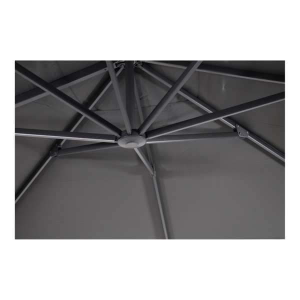Ampelschirm Taurus grau 3x4mtr